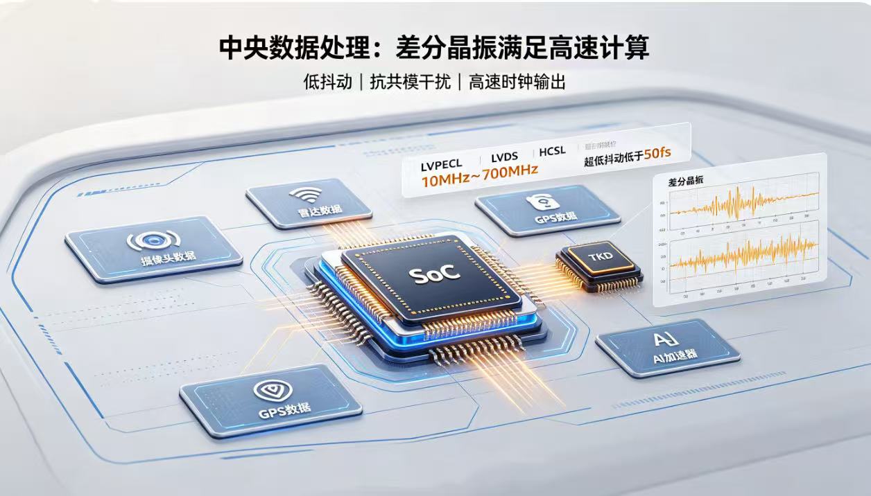 自动驾驶汽车（ADAS）中的晶振应用：四大核心模块选型解析