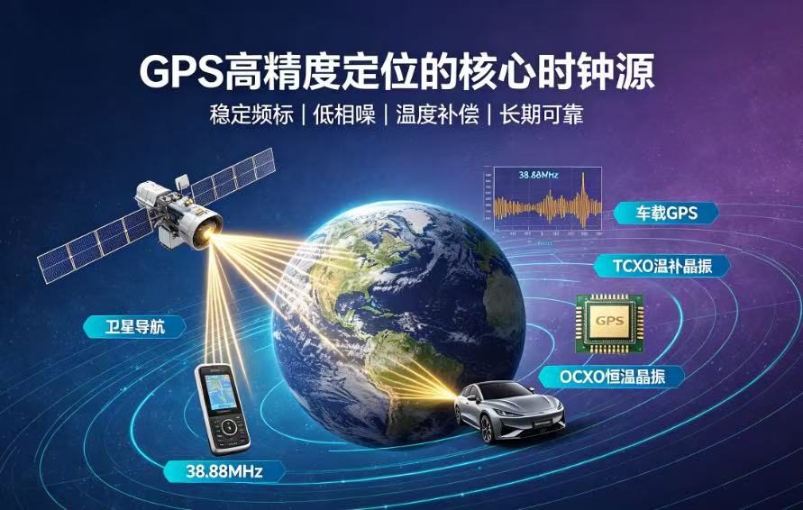 GPS导航仪晶振选型：石英晶体振荡器如何决定定位精度