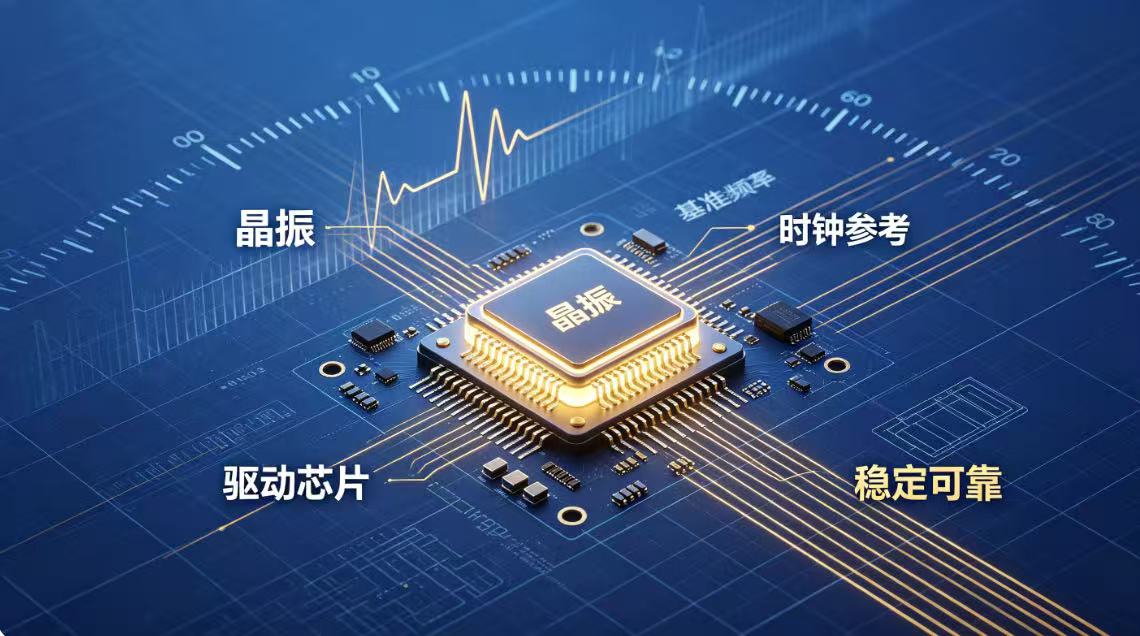  晶振在电路中的三大核心作用：时钟参考源、基准频率与芯片驱动