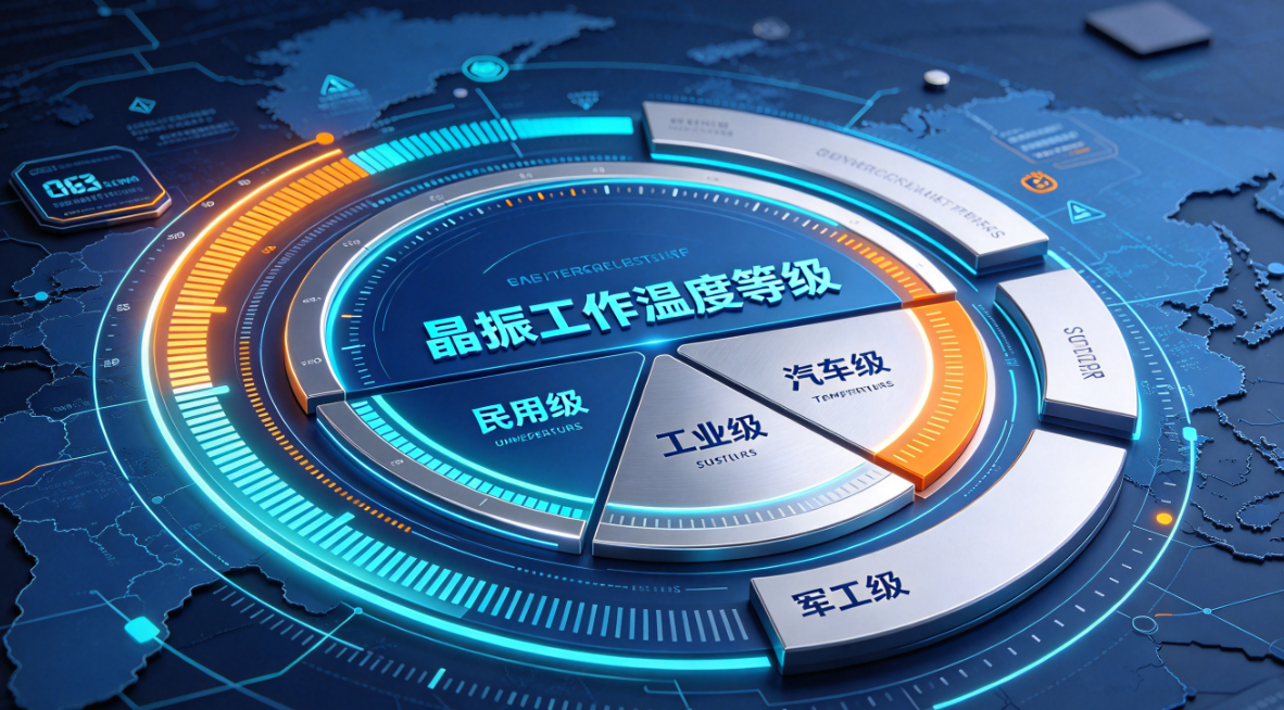 晶振工作温度范围详解：民用级、工业级、汽车级与军工级四大等级