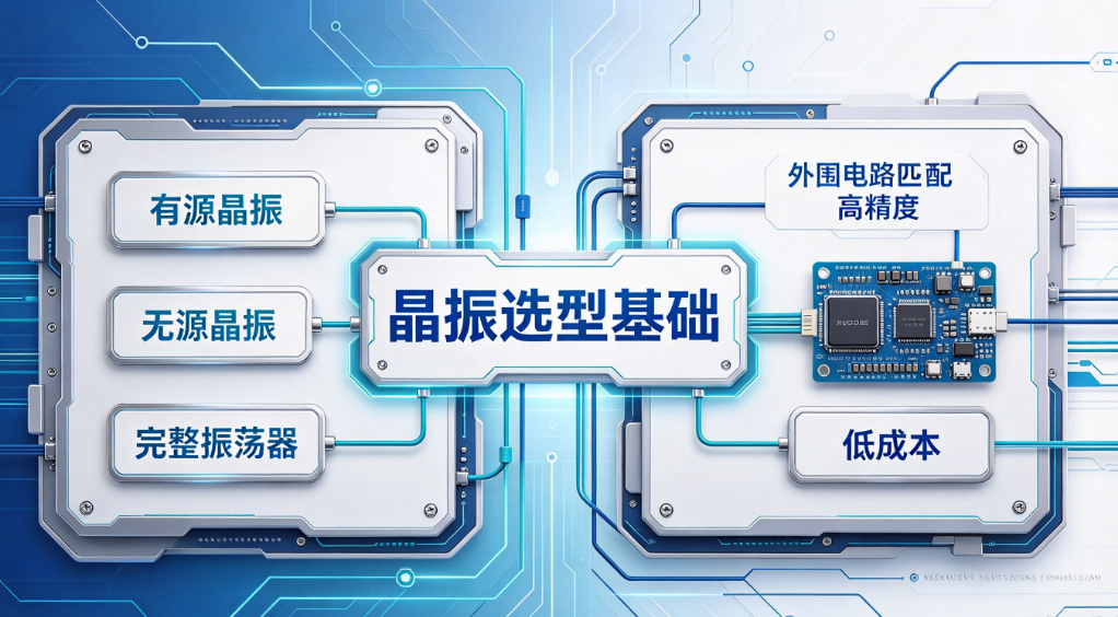 有源晶振与无源晶振的区别：分类、封装与选型全解析