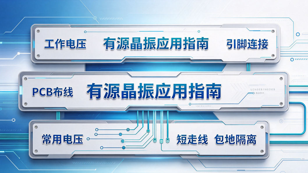 有源晶振工作电压、引脚识别与PCB布线指南